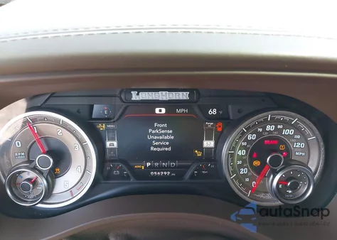 2022 Ram 1500 Limited Longhorn 4X4 5'7 Box из США, поврежденный, VIN 1C6SRFKM0NN192653